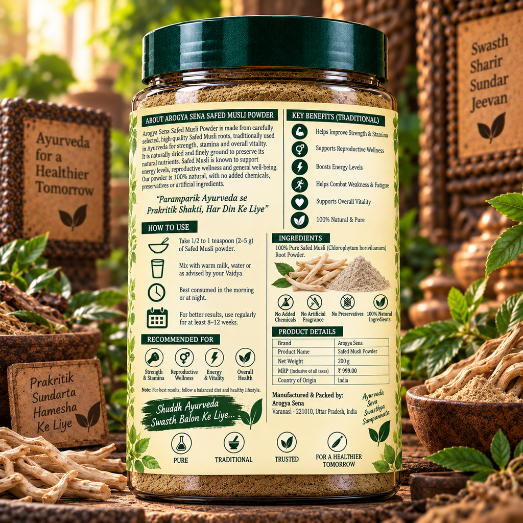 Arogya Sena Safed Musli Powder 200gm