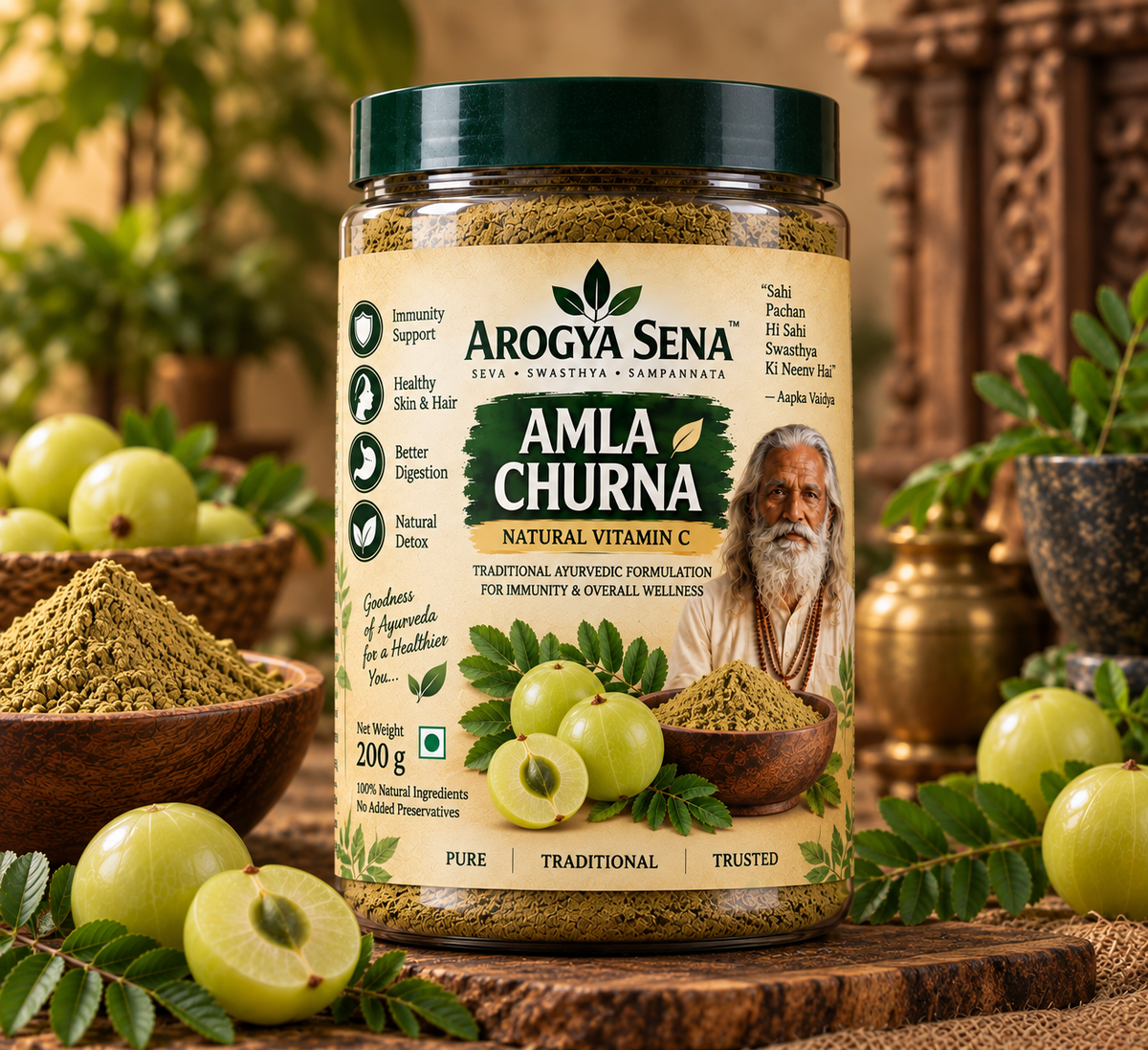 Arogya Sena Amla Churna - 200g